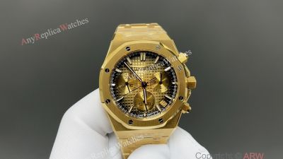 Audemars Piguet Royal Oak Offshore Dandong 4401 Movement 41mm Gold Ombre Face YG Band Watch